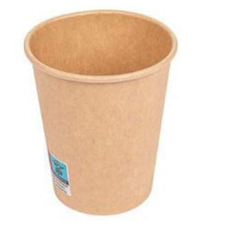 Gobelet café "Espresso" en kraft brun recyclable - 10cl