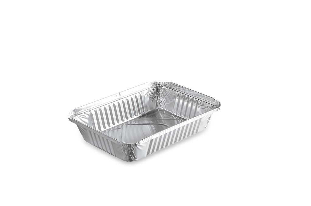 Barquettes aluminium rectangulaires 450 ml