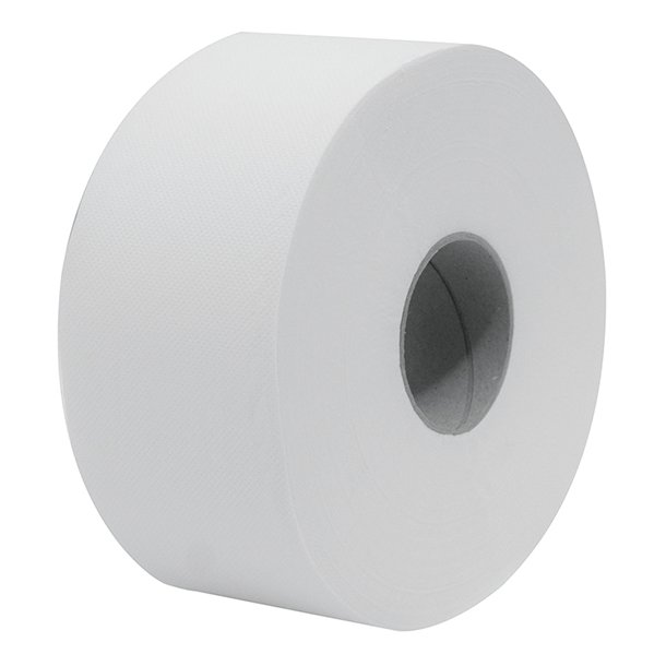 12 rouleaux de papier toilette mini jumbo 160m 2 plis ouate blanche