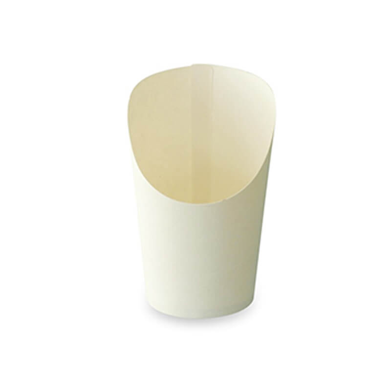 Pot à wrap en kraft blanc recyclable 160 ml / 5.5oz