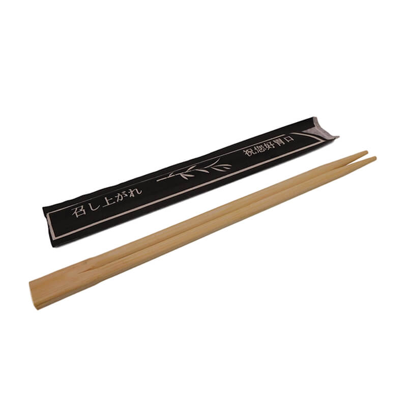 Baguette chinoise ou sushi en bamboo 21 cm - étui noir