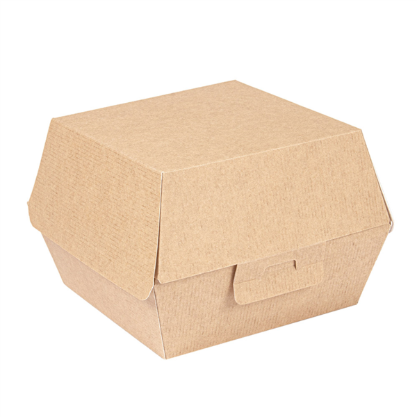 Boite burger en kraft L+ 11 x 11 x 9 cm