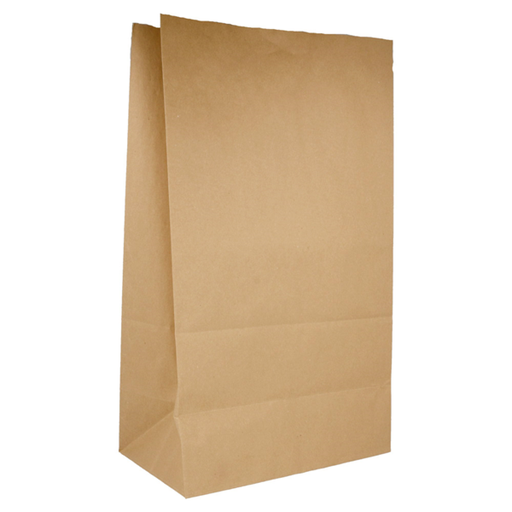 [KF25.43SOS] Sac en papier kraft brun sans poignées 25 x 15 x 43,5 cm