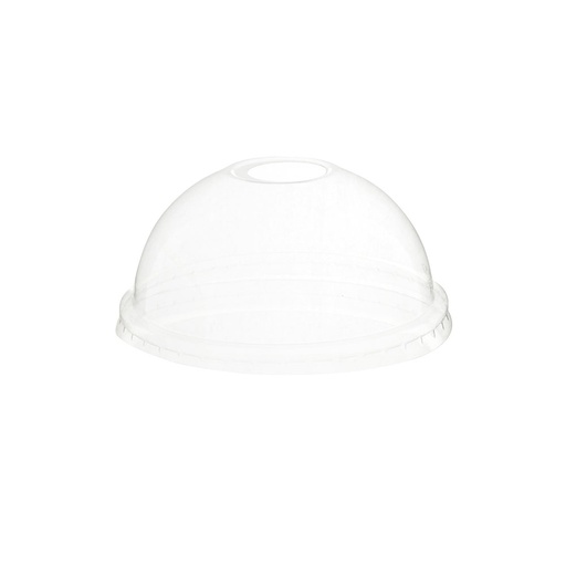 [BIOCDGOB8] Couvercle dome avec passage paille en PLA diam. 92mm