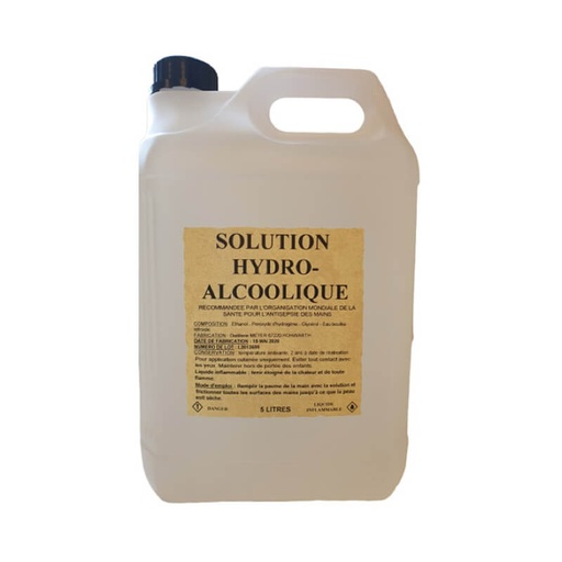 [GELH5] Solution hydroalcoolique 5L