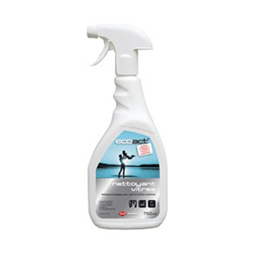 [LVITECO750] Liquide nettoyant pour les vitres parfumé certifié ECOCERT en pistolet de 750ml